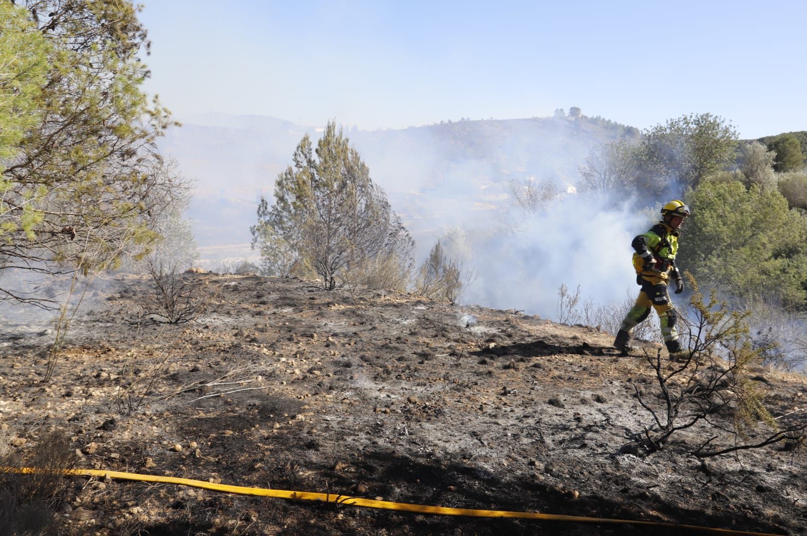 Las imágenes del incendio de Real