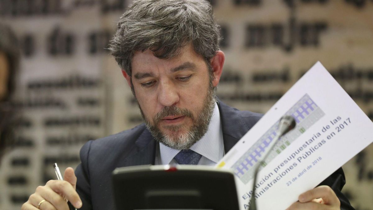 Alberto Nadal, en abril de 2018, cuando era secretario de Estado de Presupuestos y Gastos, con el Gobierno de Mariano Rajoy.