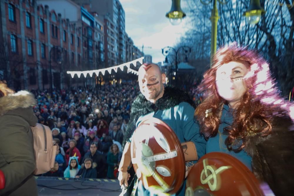 Carnaval en Gijón 2018: entrega de premios a los mejores disfraces.