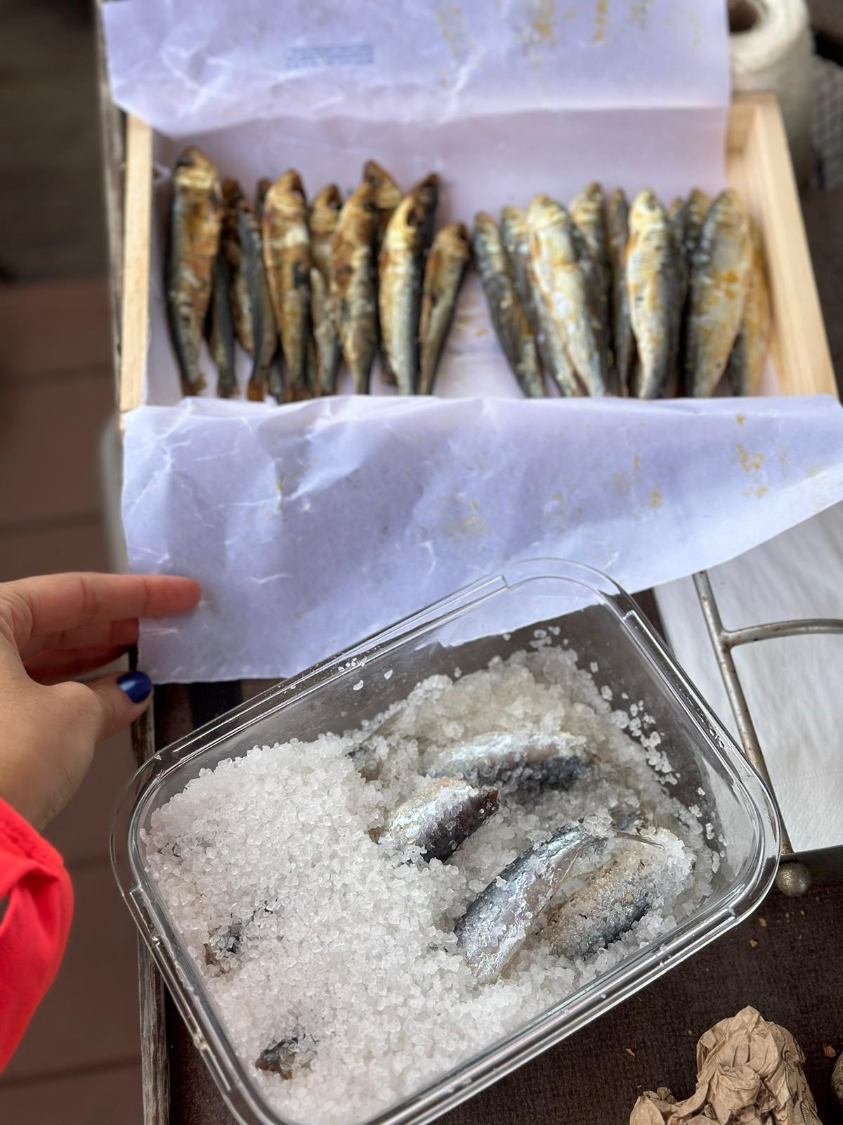 Degustación a bordo del "Chasula".