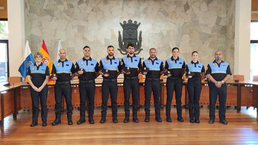 La Policía Local de Agüimes amplía su plantilla con la incorporación de siete agentes