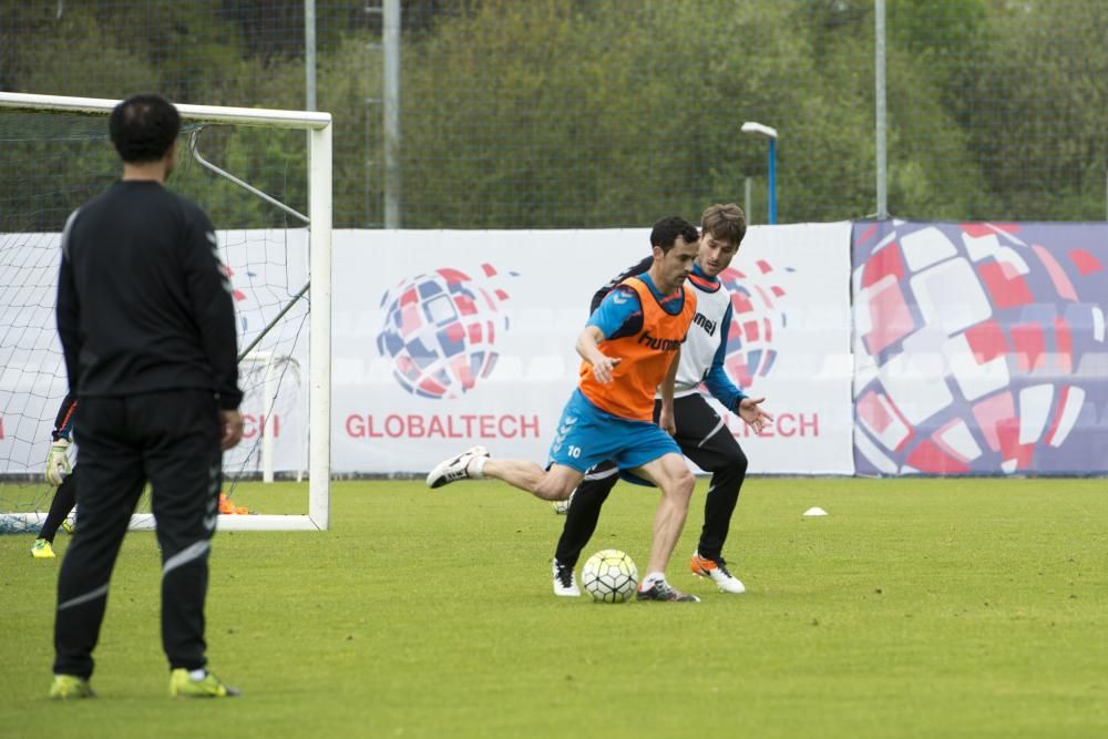 Entrenamiento del Real Oviedo