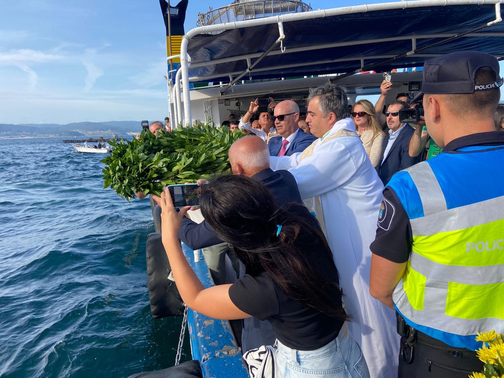 Las celebraciones en honor a la Virgen del Carmen en O Morrazo. La procesión en Bueu