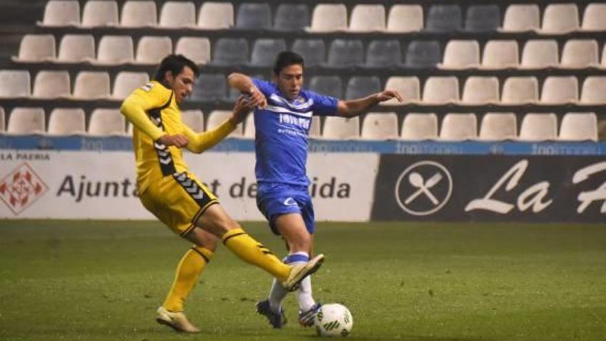 El gol de Manel no va servir per res ahir a Lleida.