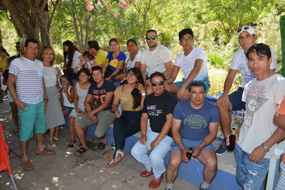 Homenaje a Bolivia en el Jardín de la Seda de Murcia