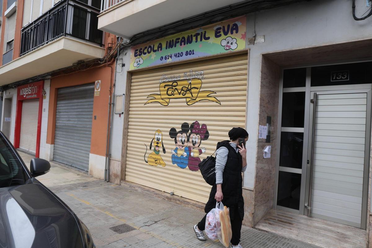 La guardería de Algemesí, en una imagen de ayer.