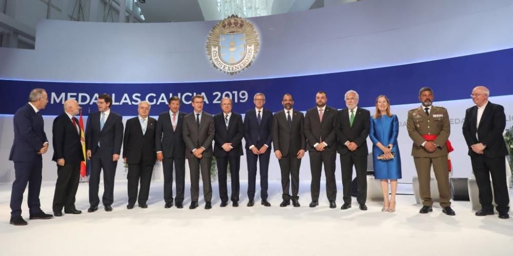 Las imágenes de la gala de entrega de las Medallas de Galicia