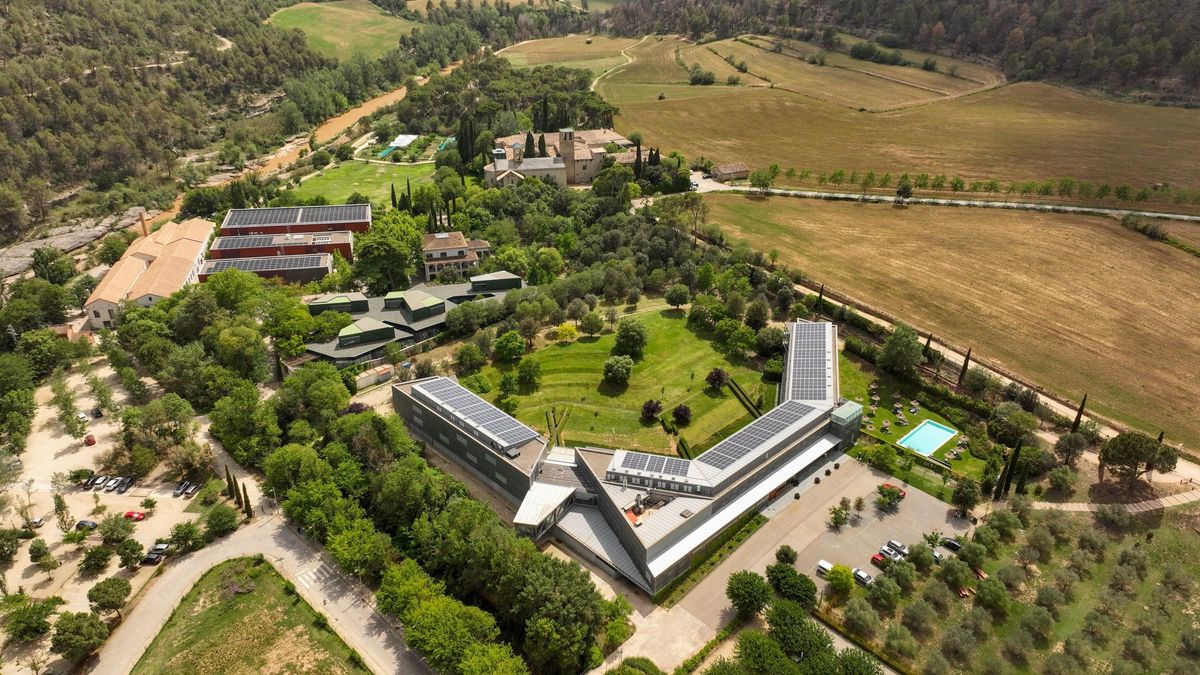 Foto aérea del complejo turístico