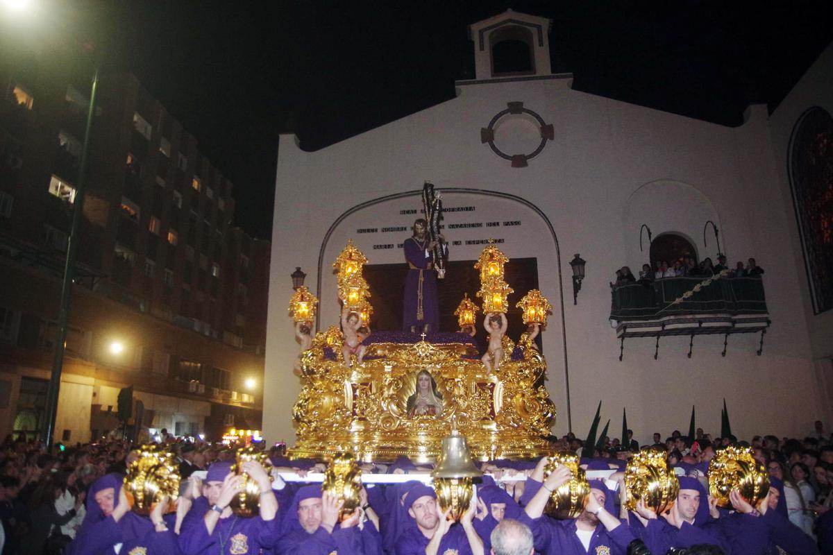 El Nazareno del Paso, de liso, el Jueves Santo de 2025.