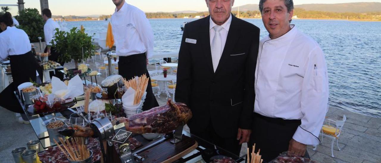 El aperitivo en la anterior gala contra el cáncer.