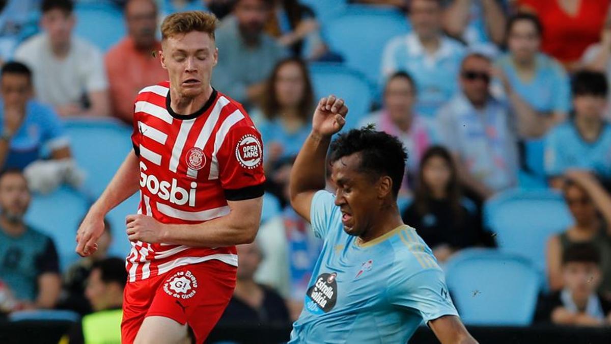 Tsygankov, en una acció del partit contra el Celta