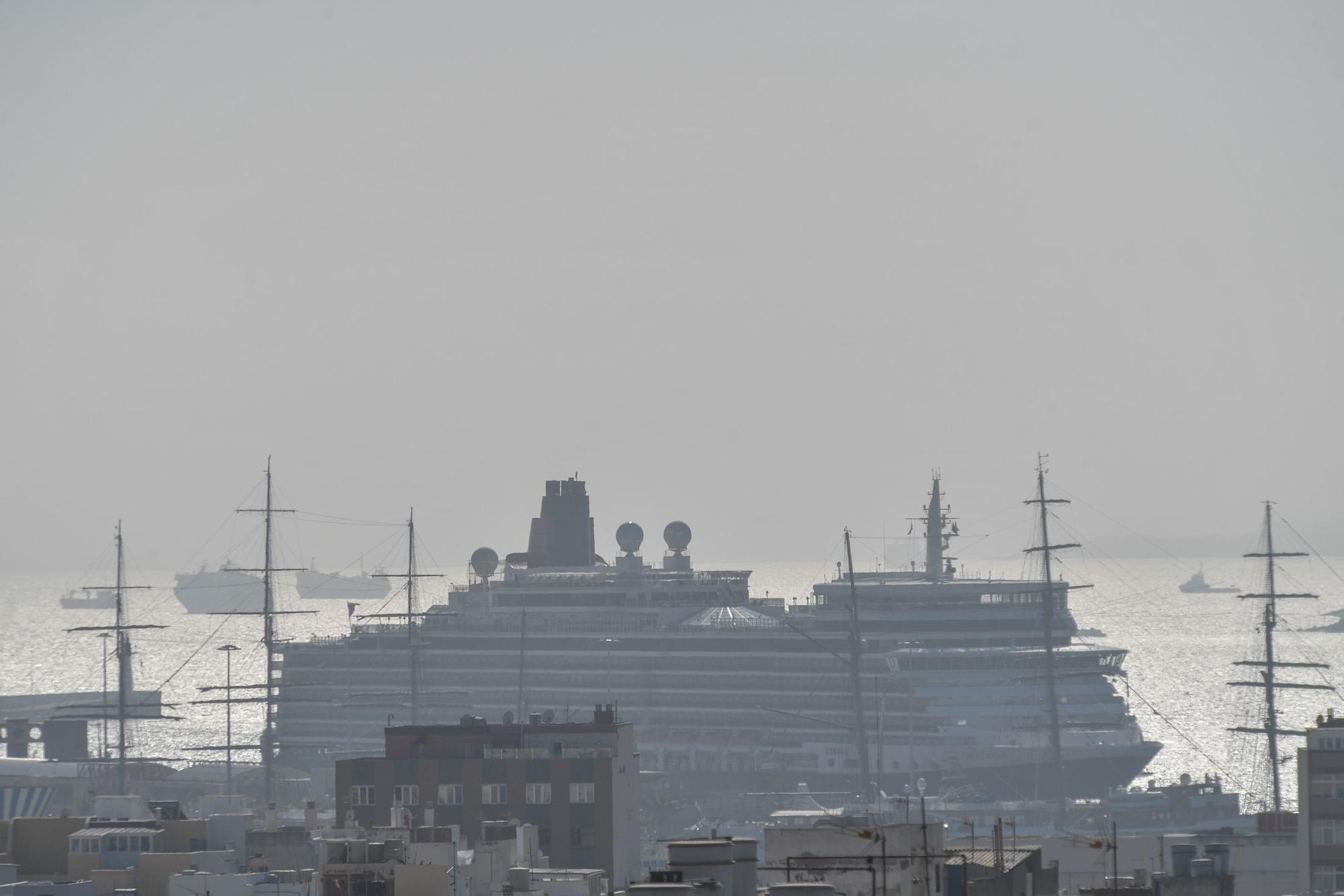 Calima en Las Palmas de Gran Canaria (29/12/2021)