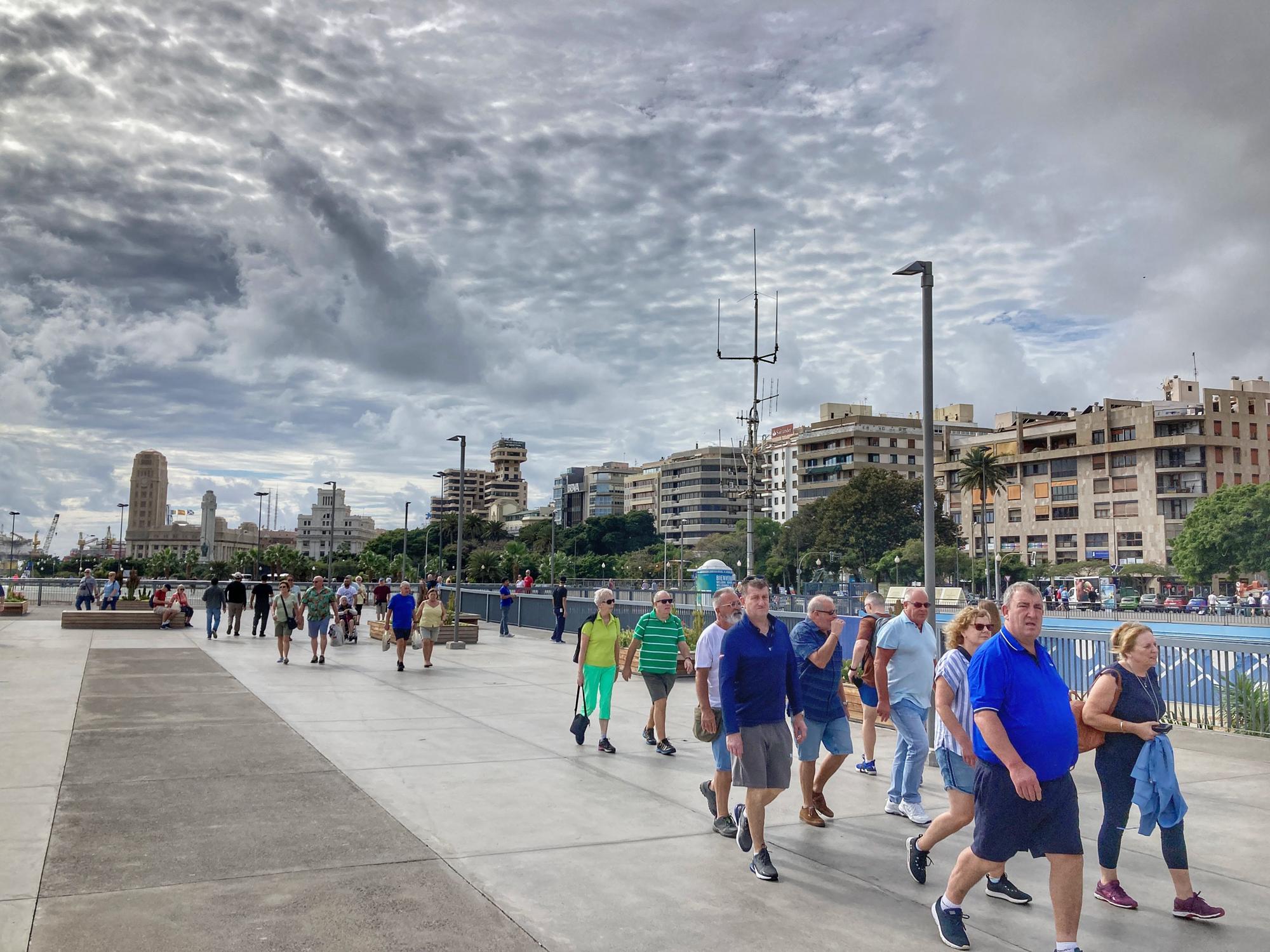 Llegada de más 8.000 cruceristas al Puerto de Santa Cruz