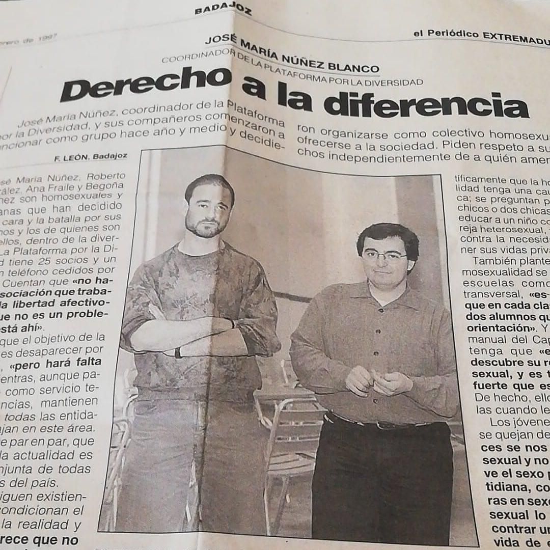 Artículo publicado en El Periódico Extremadura presentando la asociación.