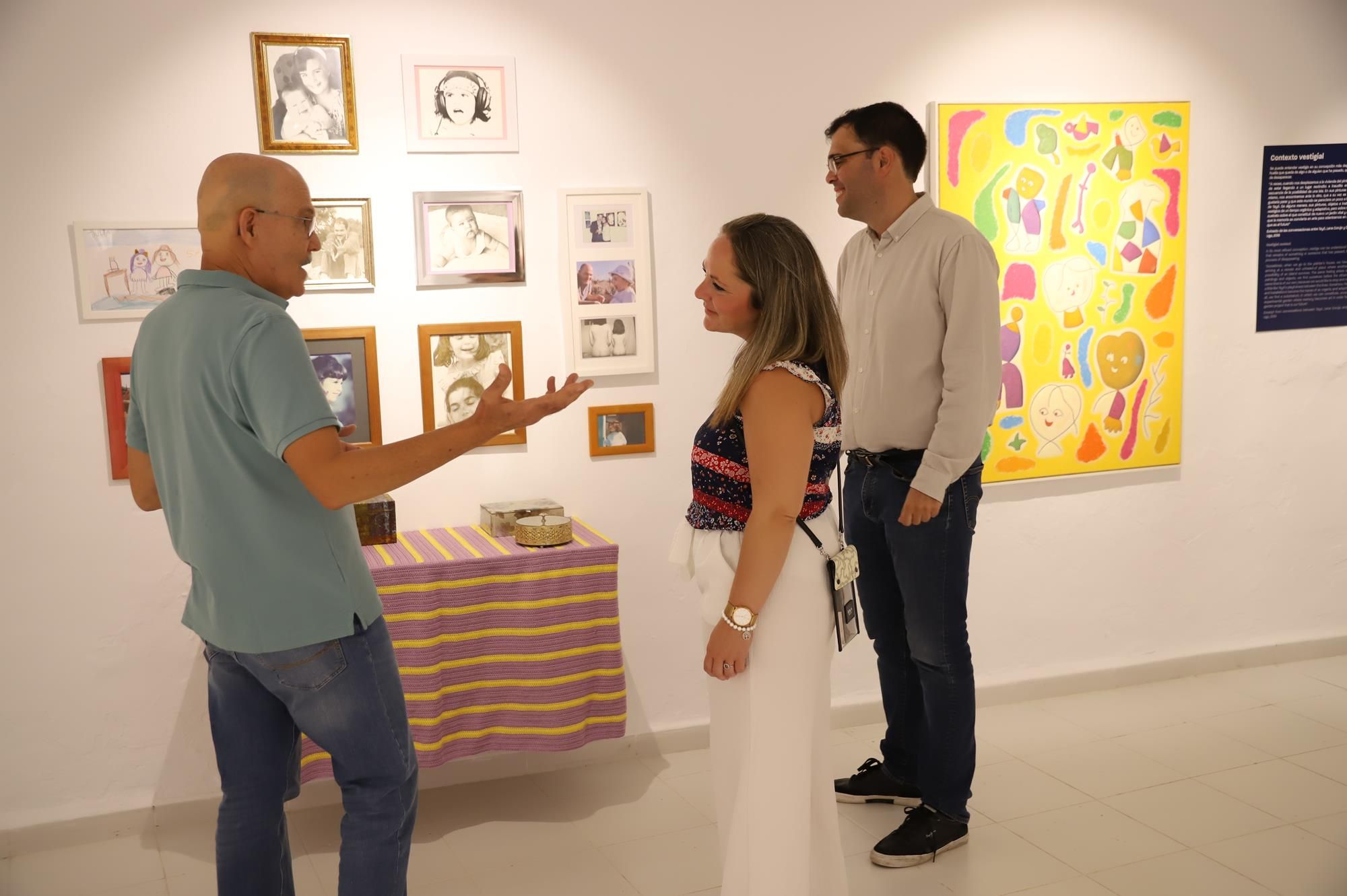 Exposición 'Jugando entre líneas' de Tayó en el CIC El Almacén (Arrecife)