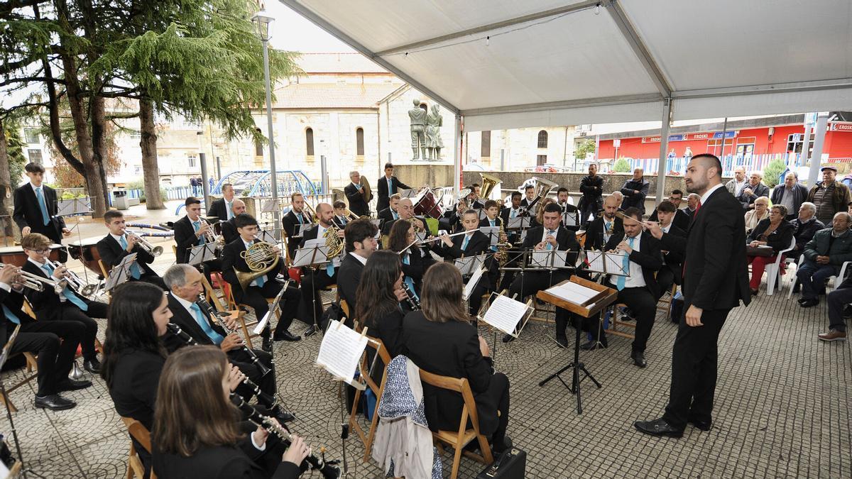 Un concierto de la Banda de Música de Muimenta.