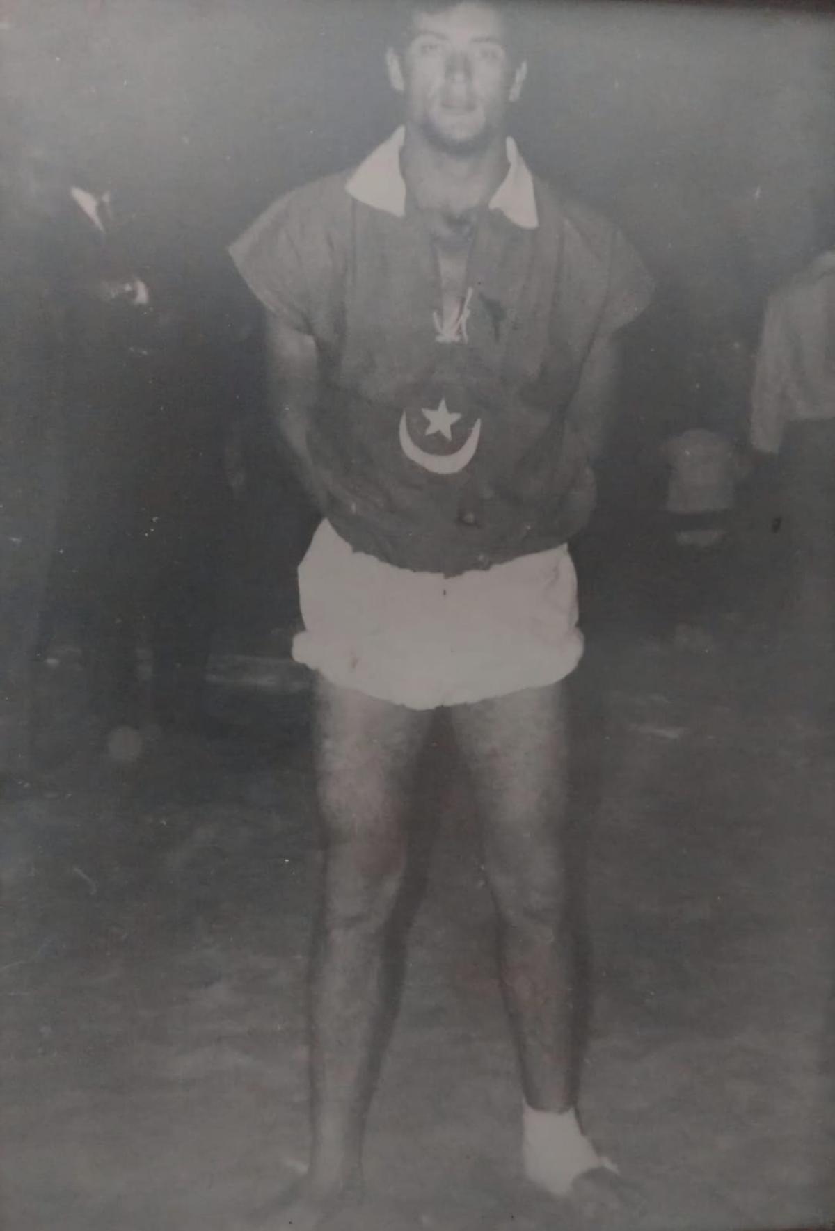 Ignacio 'Senso' Morales Acosta, el Pollo de La Vegueta, durante su juventud como luchador