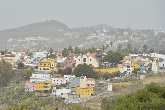 26-08-2020 SANTA BRIGIDA. Calima. Vista desde Santa Brígida. Fotógrafo: ANDRES CRUZ  | 26/08/2020 | Fotógrafo: Andrés Cruz