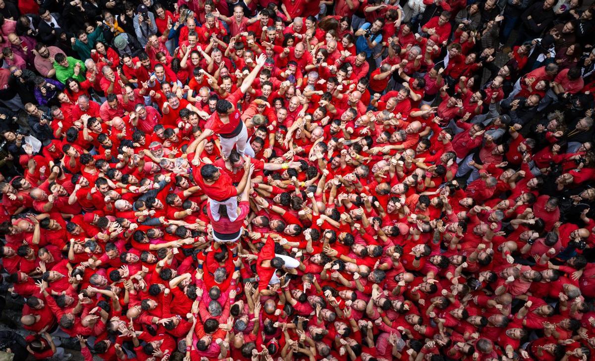 Imagen de la Colla Joves Xiquets de Valls.