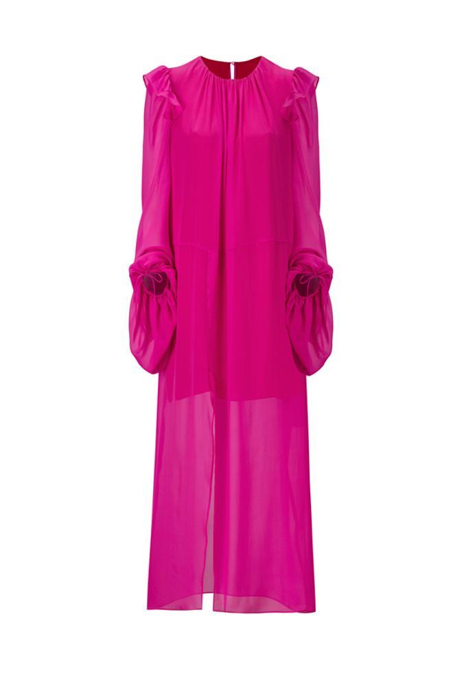 Vestido fucsia de Mango