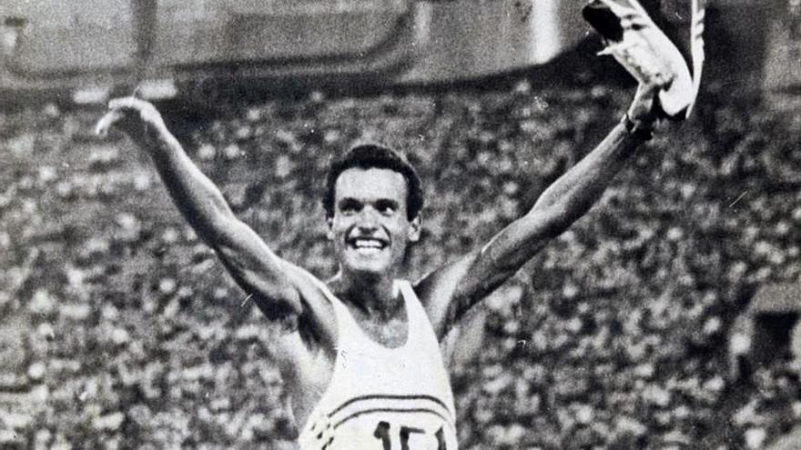 Jordi Llopart, en els Jocs Olímpics de Moscou de l&#039;any 1980.