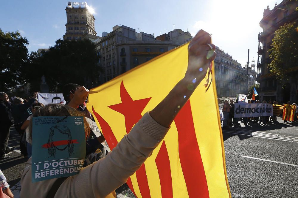 Protestas por las detenciones en Barcelona