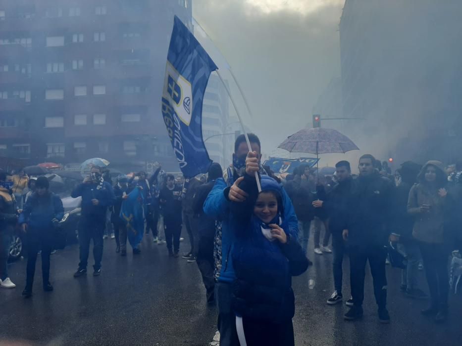 Derbi asturiano:  Así se vive los momentos previos al partido entre Real Oviedo y Sporting