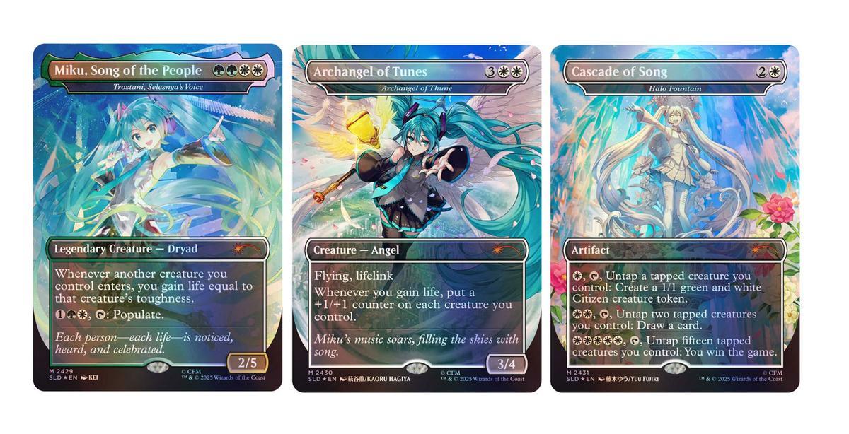 Cartas de Hatsune Miku en colaboración con Magic, el mítico juego que ha enamorado a miles de fanes.