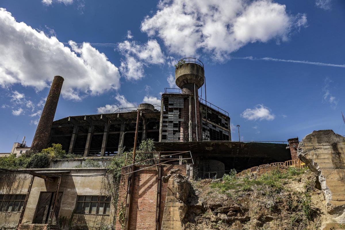 La marquesina de la Fábrica de Gas.