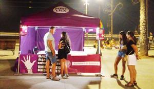 El punt lila de la festa major d’agost de Badalona va atendre 650 persones en dues nits