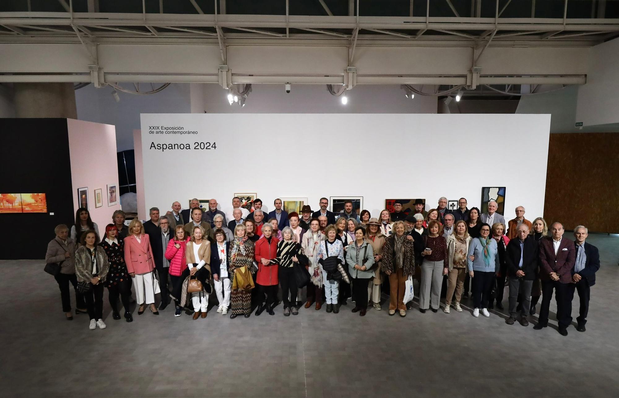 En imágenes | Exposición de arte de Aspanoa en el Museo Pablo Serrano