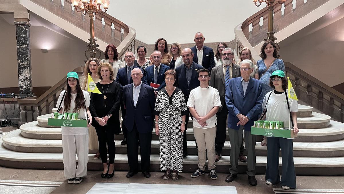 Acto por el Día Mundial contra el Tabaco en el Rectorado de la Universidad de València.