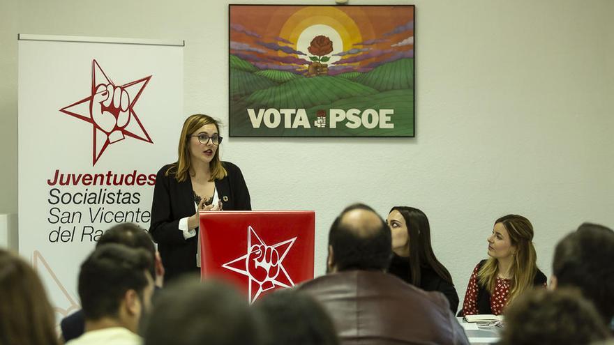 Las Juventudes Socialistas de San Vicente se renuevan y ponen al frente a Ana López