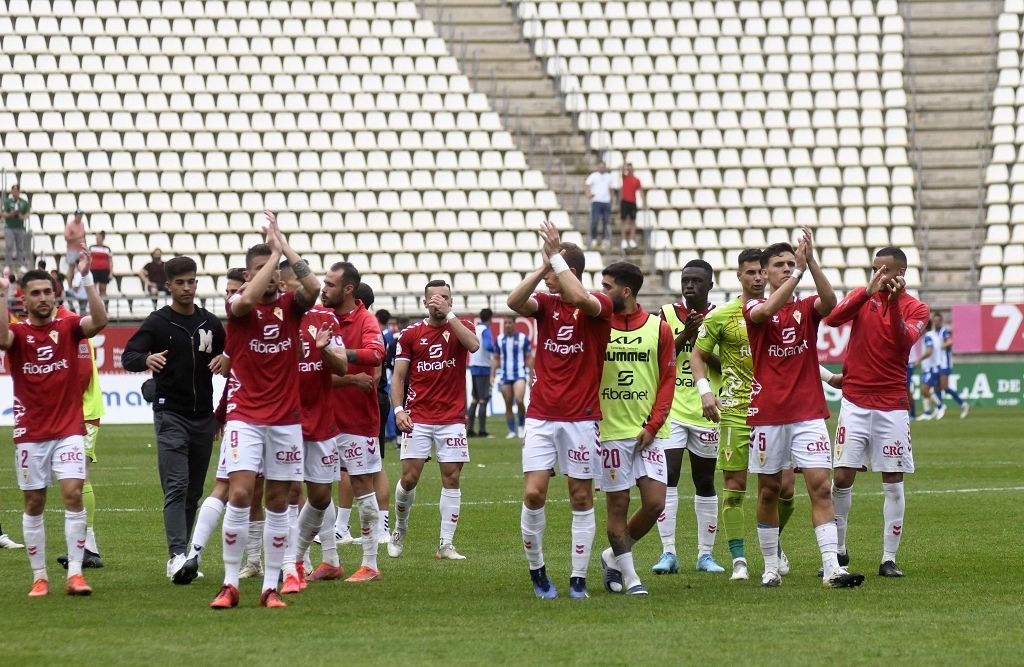 La victoria del Real Murcia frente al Águilas, en imágenes