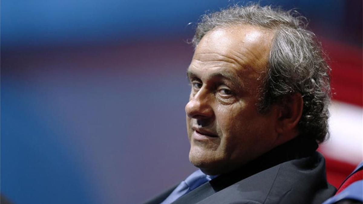 Michel Platini, presidente de la UEFA