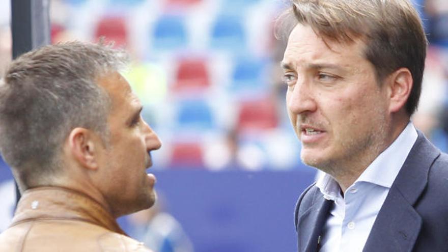 El presidente y el director deportivo del Levante UD, juntos.