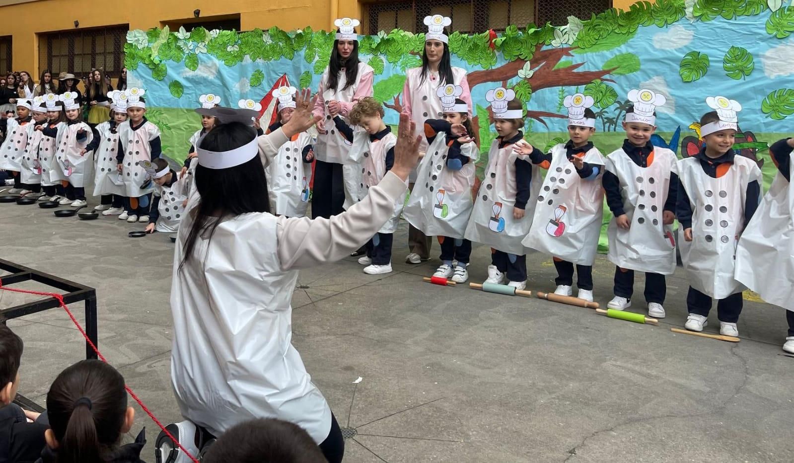 Así fue la jornada de fiesta en el colegio María Inmaculada de Laviana