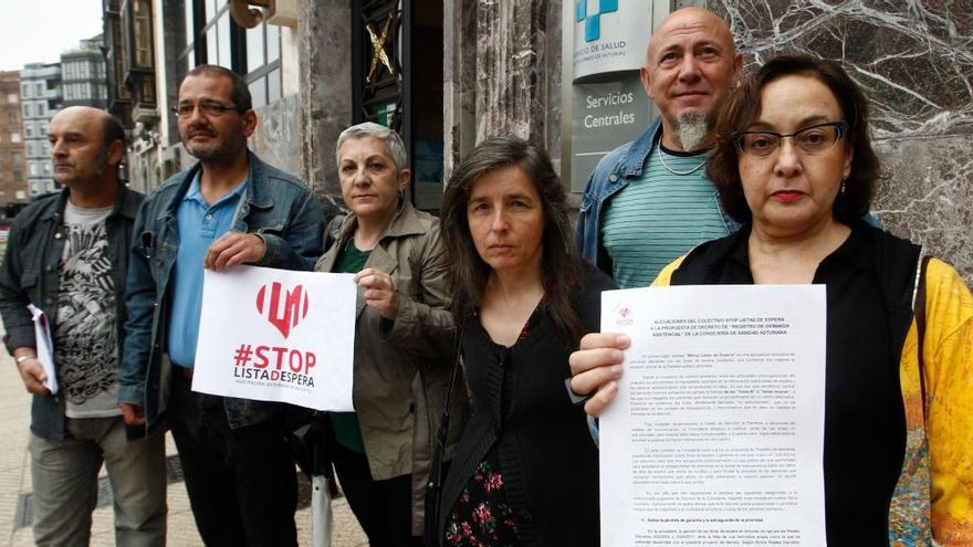 La plataforma &quot;Stop Listas de Espera&quot; presenta un escrito de alegaciones al Decreto de Tiempos Máximos de Espera de la Consejería de Sanidad