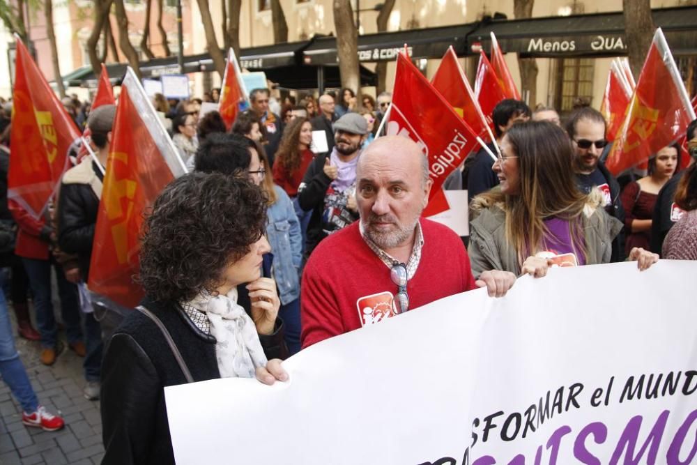 Manifestación en Murcia por el día contra la violencia de género