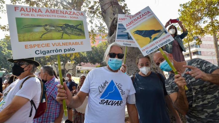 Manifestación contra Chira-Soria