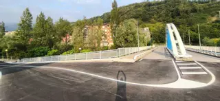 Concluyen las obras de acceso al puente de La Llera, en Pola de Lena