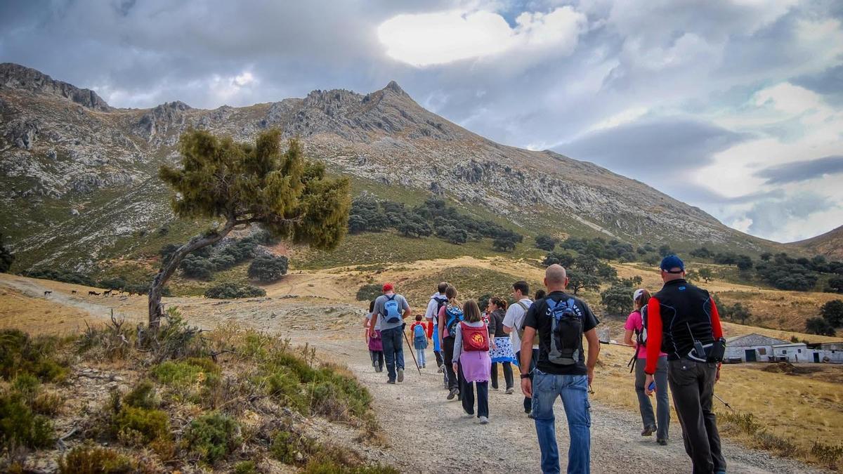 Ruta de senderismo.
