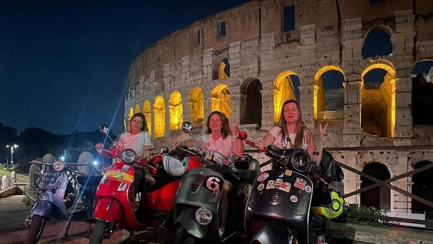 El Vespa Club Tierra de Barros fue al 80 cumpleaños de la marca italiana