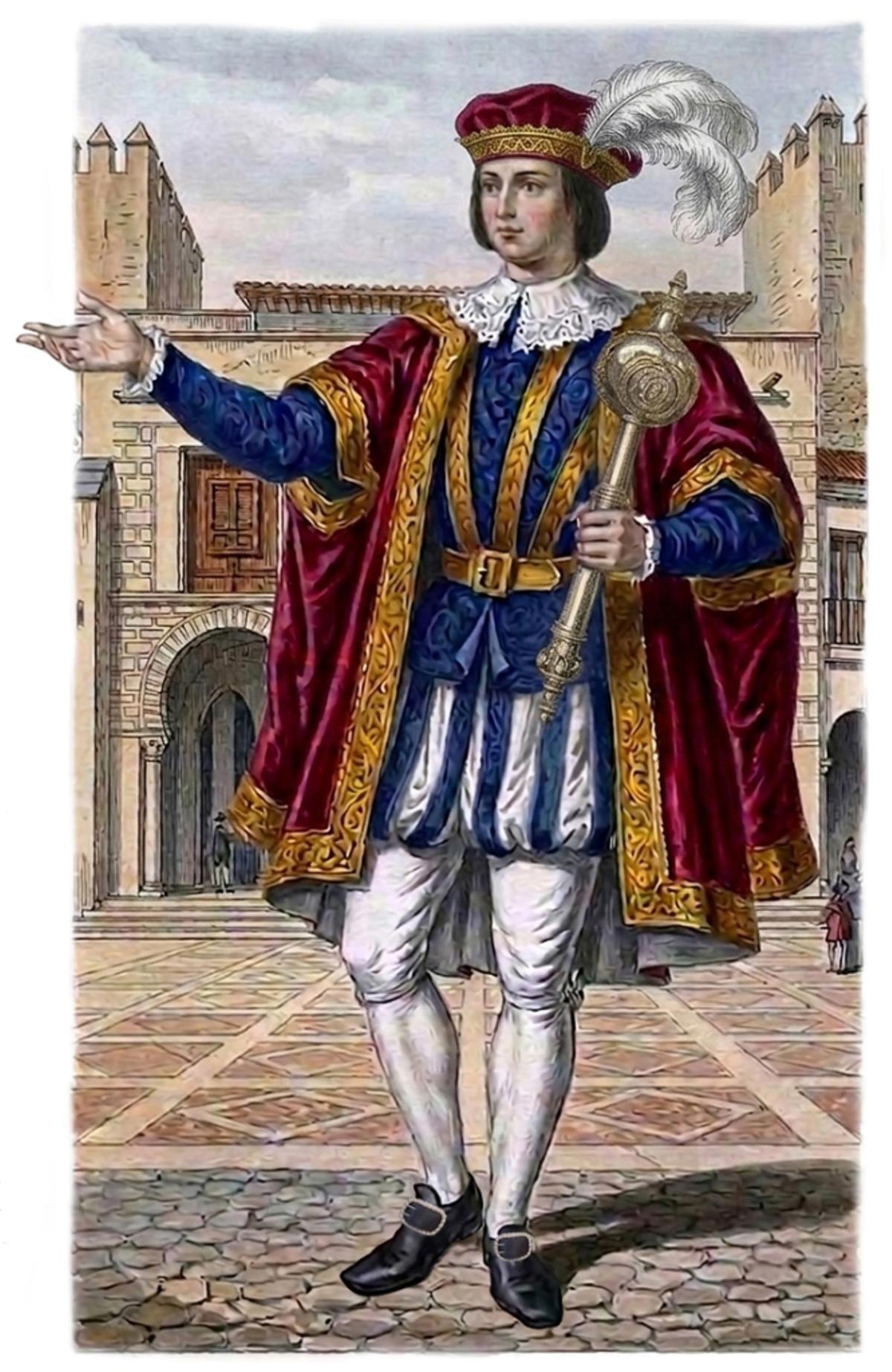 Foto 2. Diseño de macero de Badajoz de 1846.