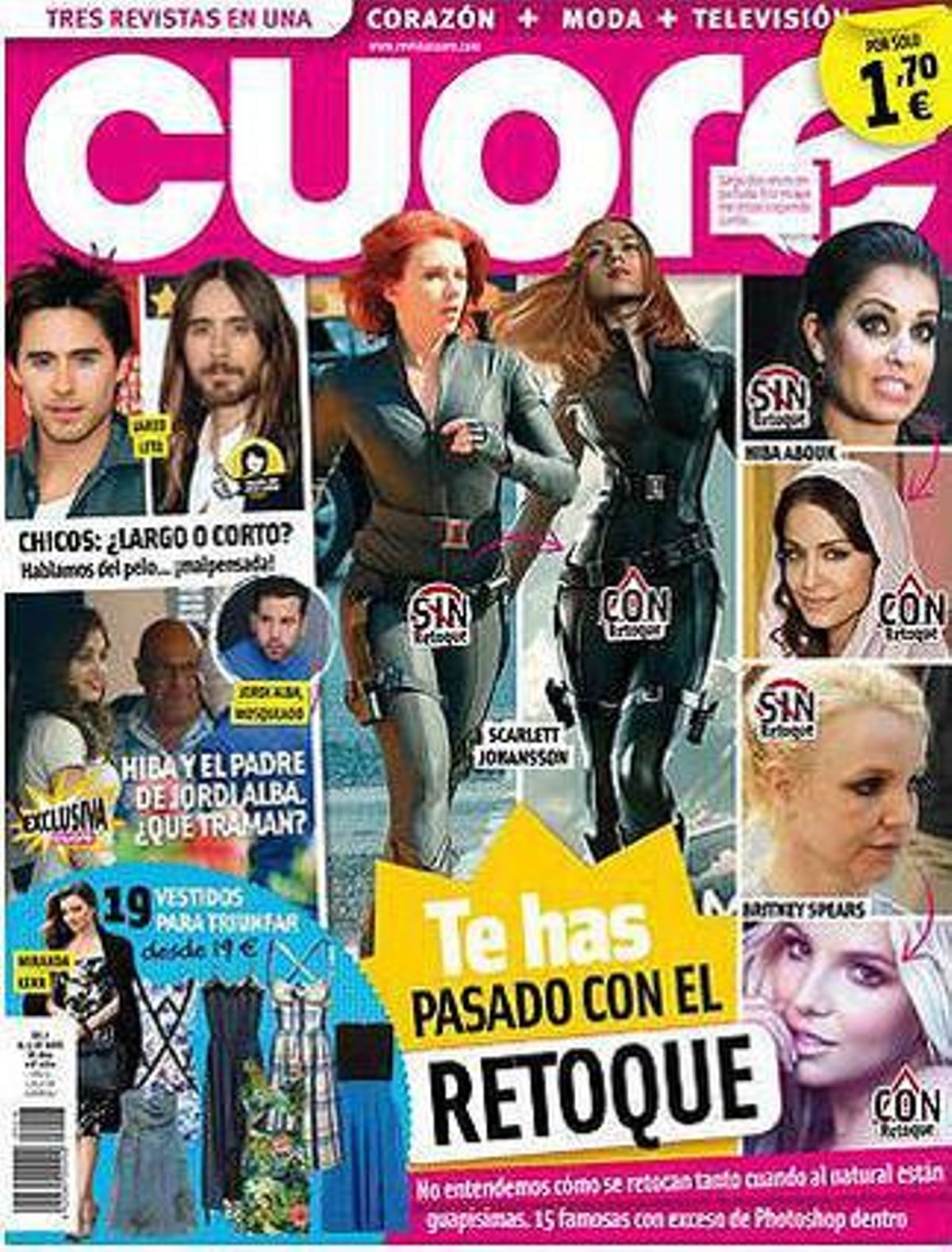 La portada de ’Cuore’ d’aquesta setmana. La portada de ’Cuore’ d’aquesta setmana.