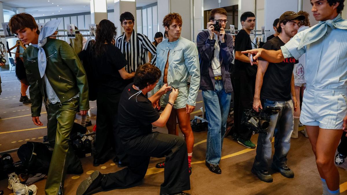 El coruñés Martiño Rivas desfila para Palomo