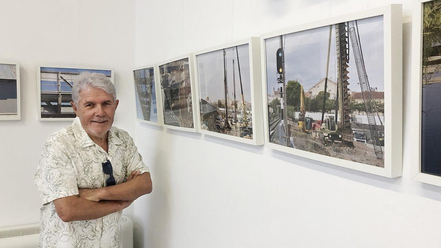 Una exposición de 1.400 fotos en la Casa de Cultura de Altea muestra el proceso constructivo del nuevo viaducto del TRAM sobre el río Algar