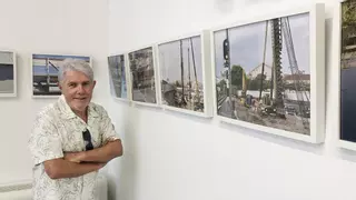 Una exposición de 1.400 fotos en la Casa de Cultura de Altea muestra el proceso constructivo del nuevo viaducto del TRAM sobre el río Algar