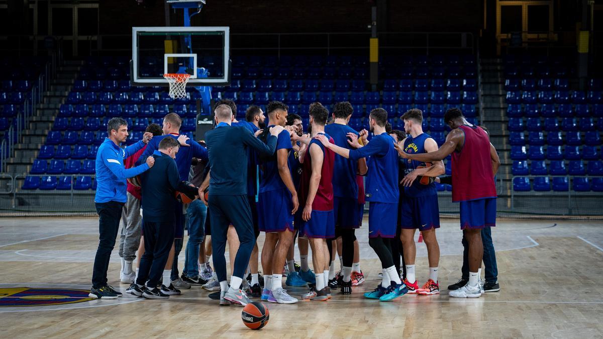 El Barça hace piña de cara a este tramo final de la temporada regular, empezando por el Estrella Roja