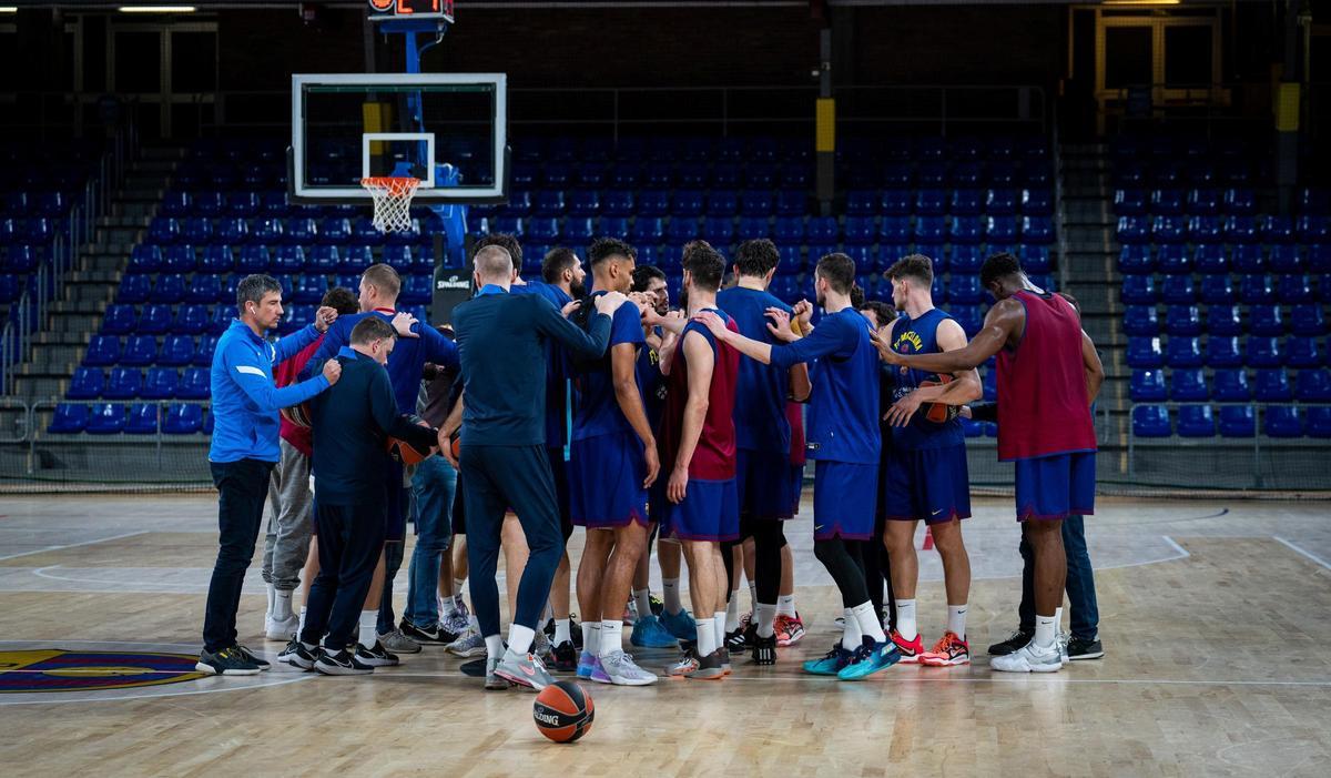 El Barça hace piña de cara a este tramo final de la temporada regular, empezando por el Estrella Roja
